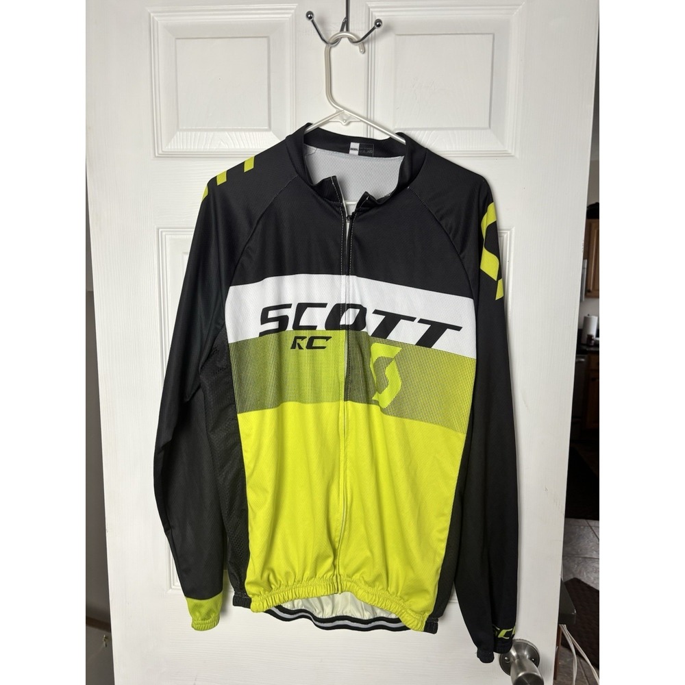 Scott RC Cycling Jacket Mens 4XL Long Sleeve Windproof‎ MTB Road